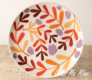 Westminster Fall Floral Charger