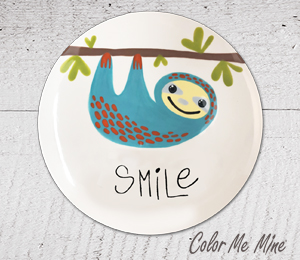 Westminster Sloth Smile Plate