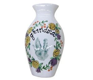 Westminster Floral Handprint Vase
