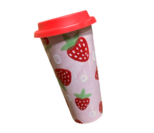 Westminster Strawberry Travel Mug