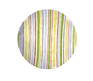 Westminster Striped Fall Plate