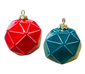 Westminster Jewel Toned Faceted Ornament