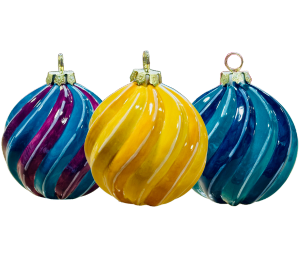 Westminster Jewel Toned Spiral Ornament